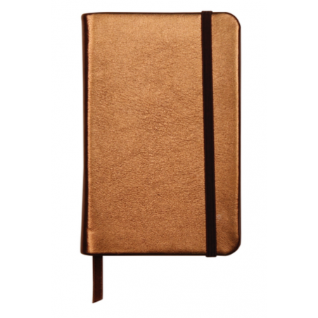 Carnet Cuir Irisé Clairefontaine® Brun