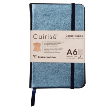 Carnet Cuir Irisé Clairefontaine® Indigo