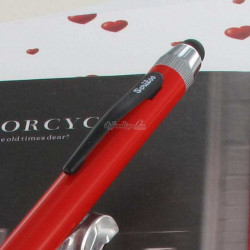 Coffret Stylo Bille & Stylus Scrikss® Rouge et son Carnet