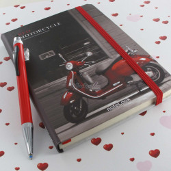 Coffret Stylo Bille & Stylus Scrikss® Rouge et son Carnet