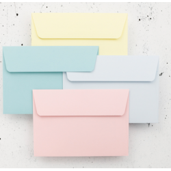 20 Enveloppes Pollen 114x162 Adhésives Vert Jade