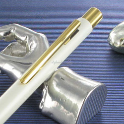 Stylo Bille Faber Castell® "NEO" Slim Marshmallow Doré