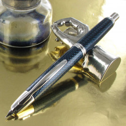 Stylo Plume (M) Capless Pilot® Graphite Bleu et rhodié