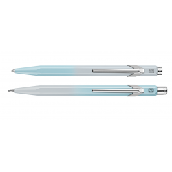 Parure Stylos Bille & Portemine 0.5mm Caran d'Ache® Série 849 Blue Lagoon- Edition limitée