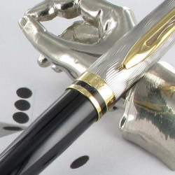 Stylo Bille WATERMAN® " Reflets de paris" Expert Laque noire GT