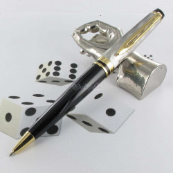 Stylo Bille WATERMAN® " Reflets de paris" Expert Laque noire GT