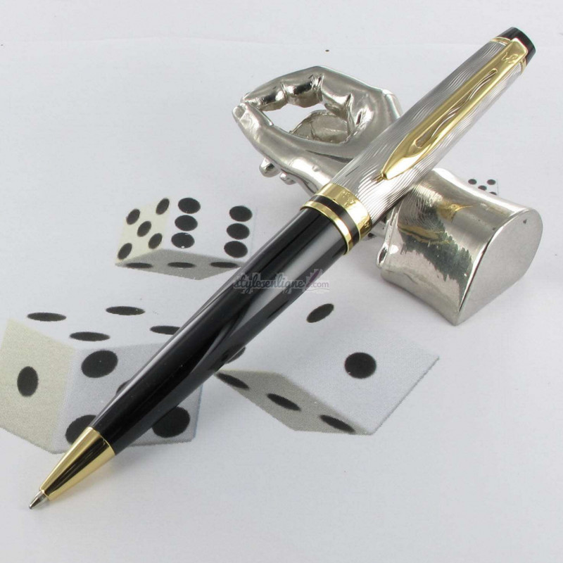 Stylo Bille WATERMAN® " Reflets de paris" Expert Laque noire GT Stylo Bille WATERMAN® " Reflets de paris" Expert Laque noire GT