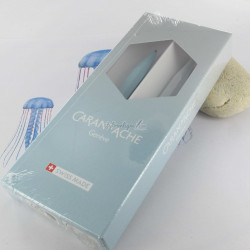 Parure Stylos Bille & Portemine 0.5mm Caran d'Ache® Série 849 Blue Lagoon- Edition limitée