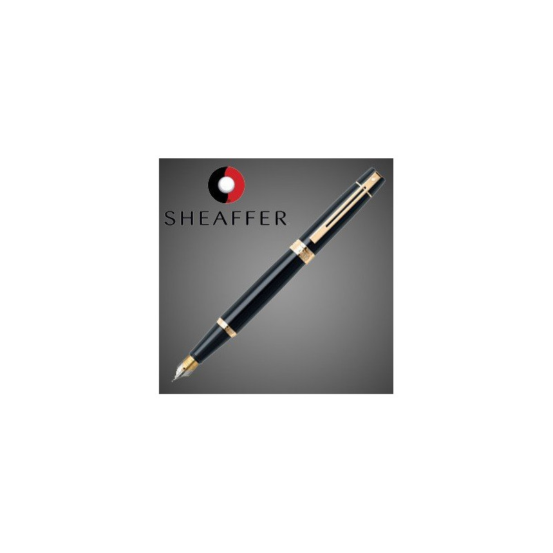 Stylo Plume Sheaffer® Noir et Doré "Series 300" Stylo Plume Sheaffer® Noir et Doré "Series 300"