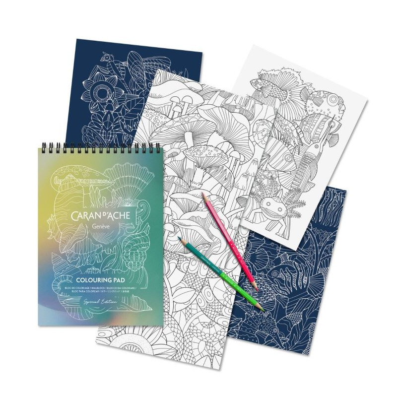 Carnet de coloriage Caran d'Ache® - Édition Spéciale