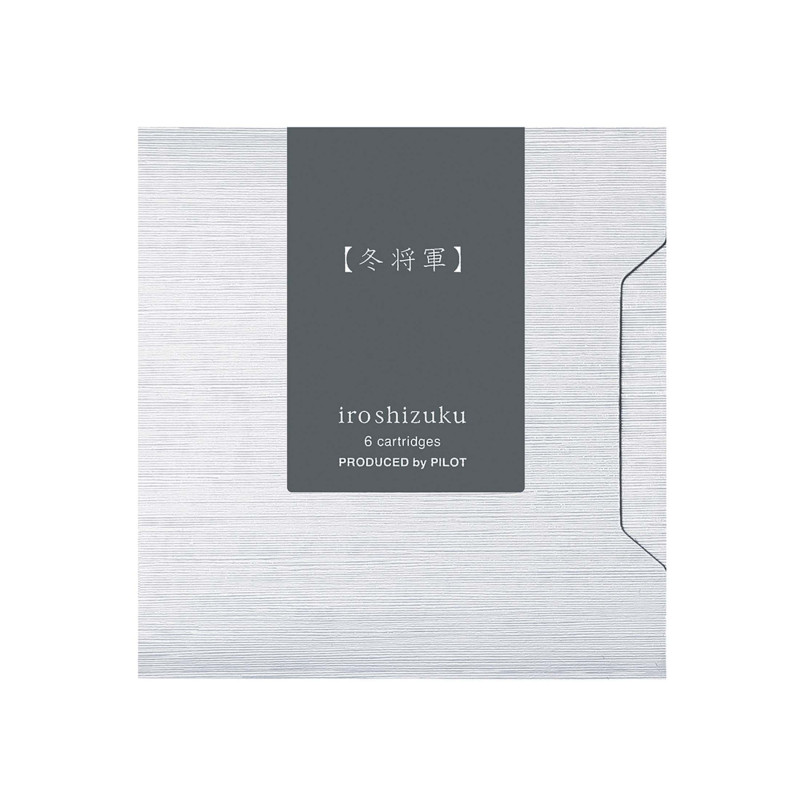 Encre Iroshizuku® Cartridges - 6 cartouches encres - Gris Fuyu-Syogun