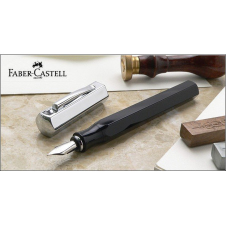 Stylo Plume "Mondoro" en Résine Noire