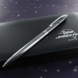 Stylo Bille Fisher Space Pen® Space 1 - Chromé Quadrillé  - 