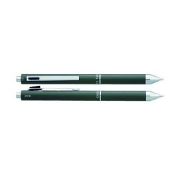 Stylo Enzo Varini Gris Mat Multi-Fonctions "4 en 1" (Bille noire,bleue,rouge et mine 0,5)