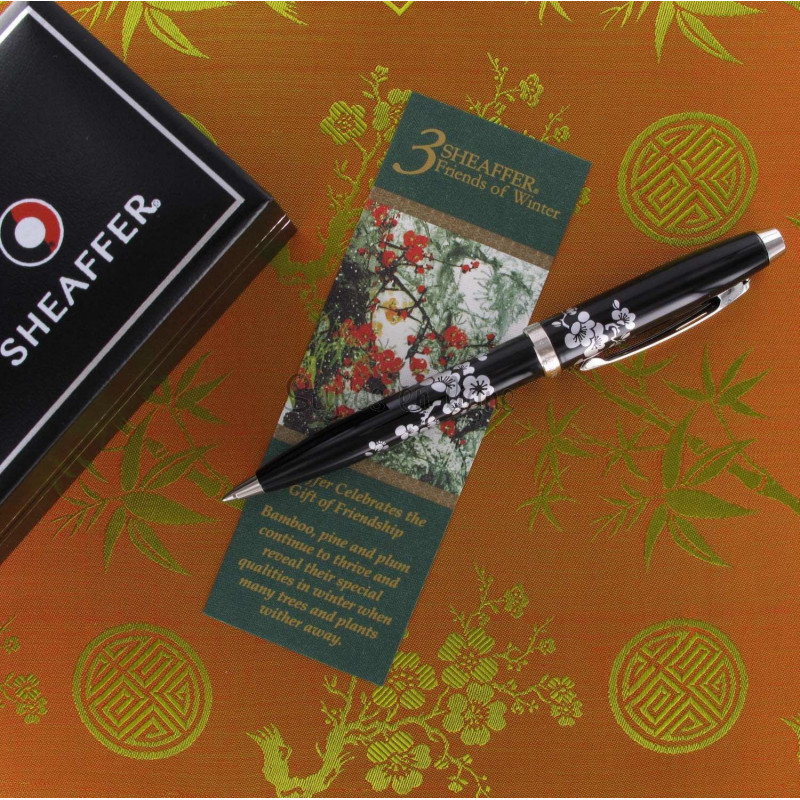 Stylo bille Sheaffer® Noir et Fleurs de Prunier Stylo bille Sheaffer® Noir et Fleurs de Prunier