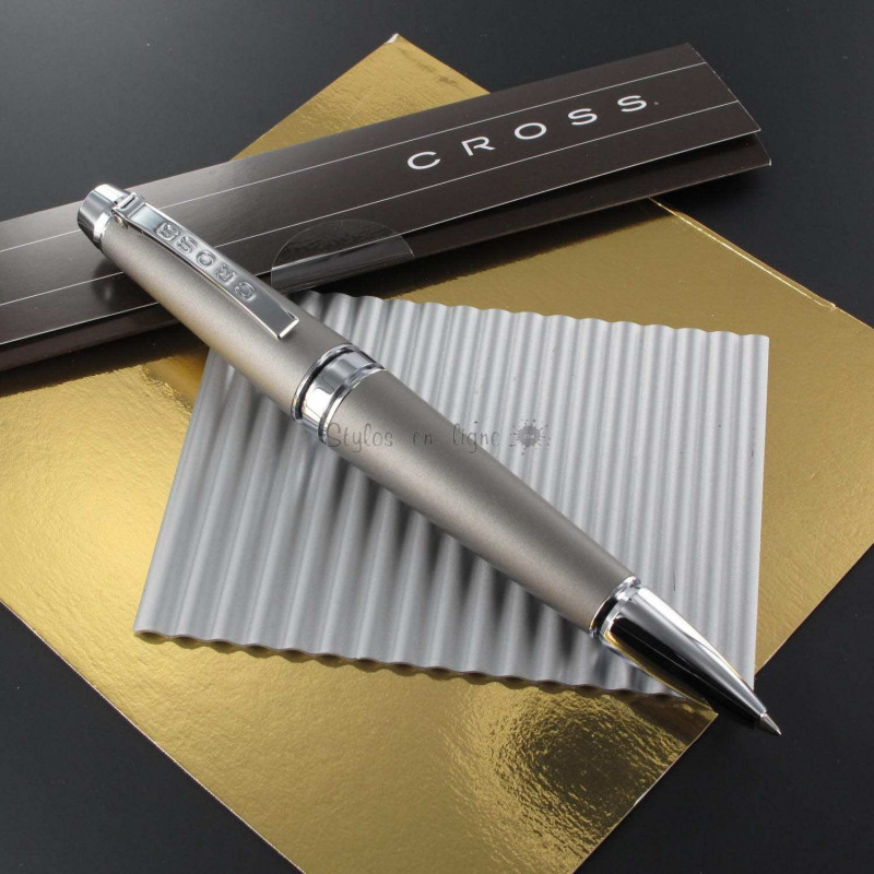 Stylo Roller Cross® C-Series Titanium Soft Touch (convertible en bille) Stylo Roller Cross® C-Series Titanium Soft Touch (convertible en bille)