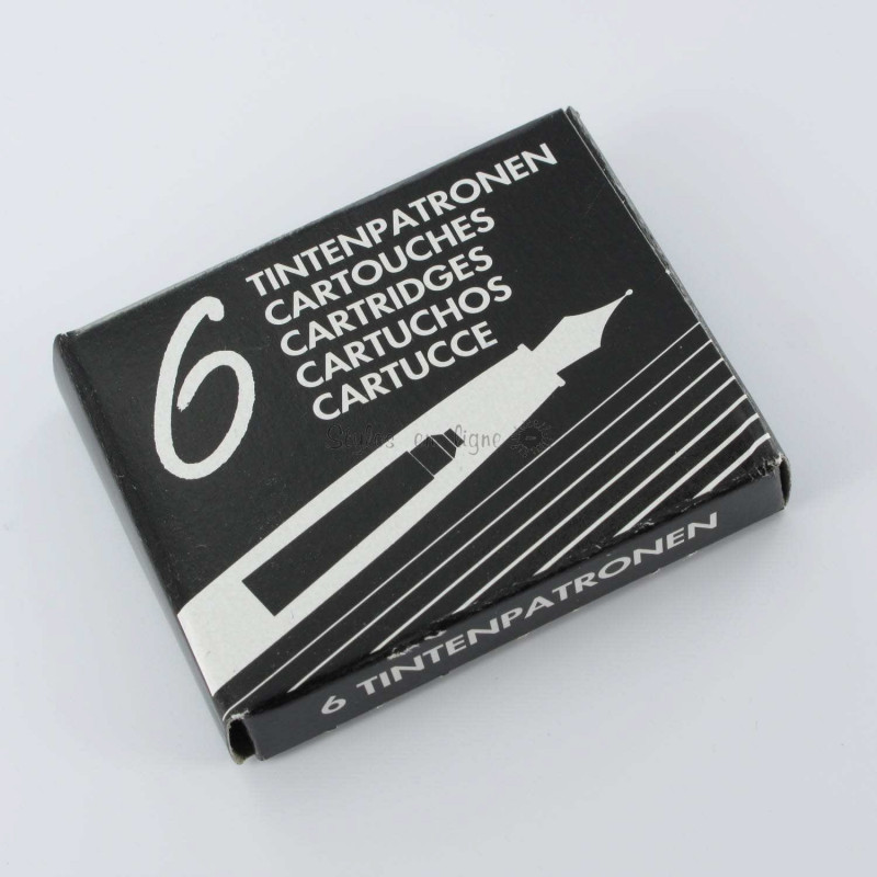 Cartouches Noires standards - Boite de 6 Cartouches Noires standards - Boite de 6