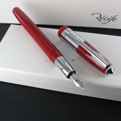 Stylo Plume Recife® Riviera Press Slim Acajou