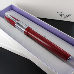 Stylo Plume Recife® Riviera Press Slim Acajou