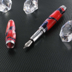 Stylo Plume Recife® Pearl Soyouz Rose Bleu Nacré