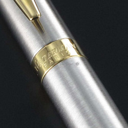 Stylo Bille Hémisphère Acier Satiné GT de WATERMAN