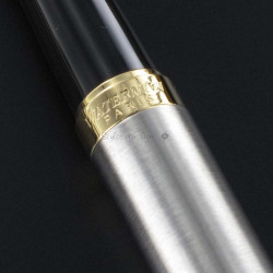 Stylo Roller Hémisphère Acier Satiné GT de WATERMAN