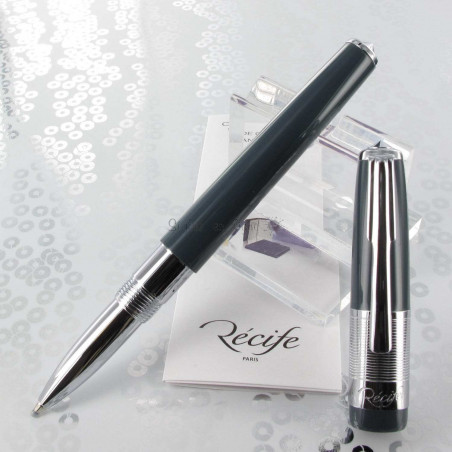 Stylo Roller Recife® Riviera Baby Press Gris Anthracite